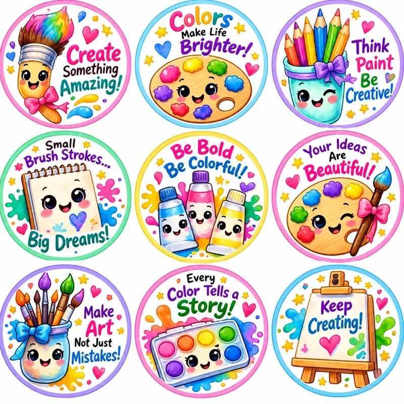 Cute Classroom Encouragement Stickers