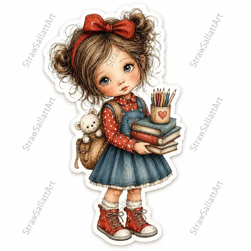 Cute Back To School Etsy Sticker Cliparts