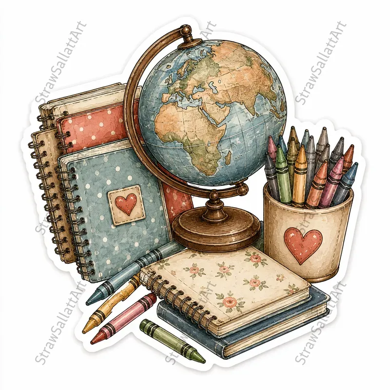 Cute Back To School Etsy Sticker Cliparts