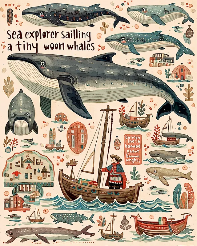 Scandinavian Folk Storybook Art