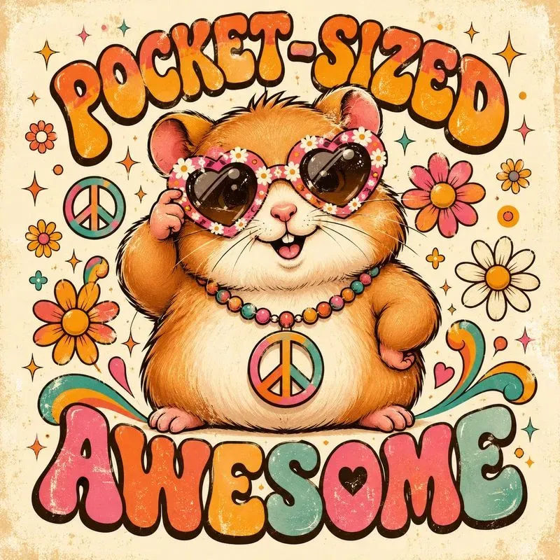 Retro Cute Character Posters