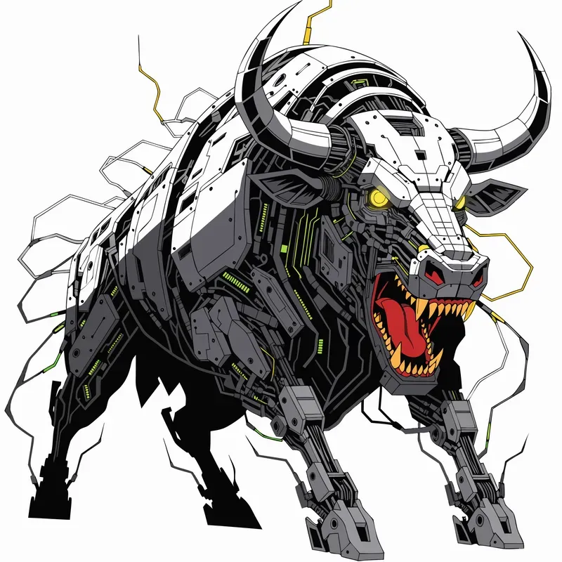 Cybernetic Mecha Animals Vector Art