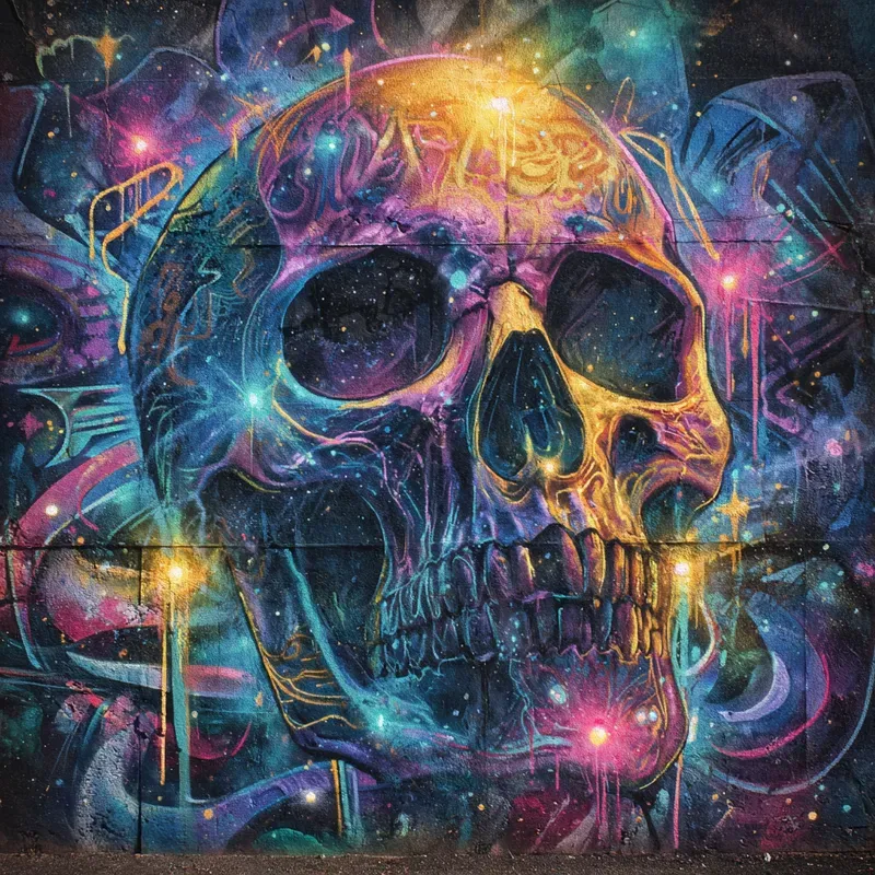 Neon Serpent Spirit Dynamic Graffitis