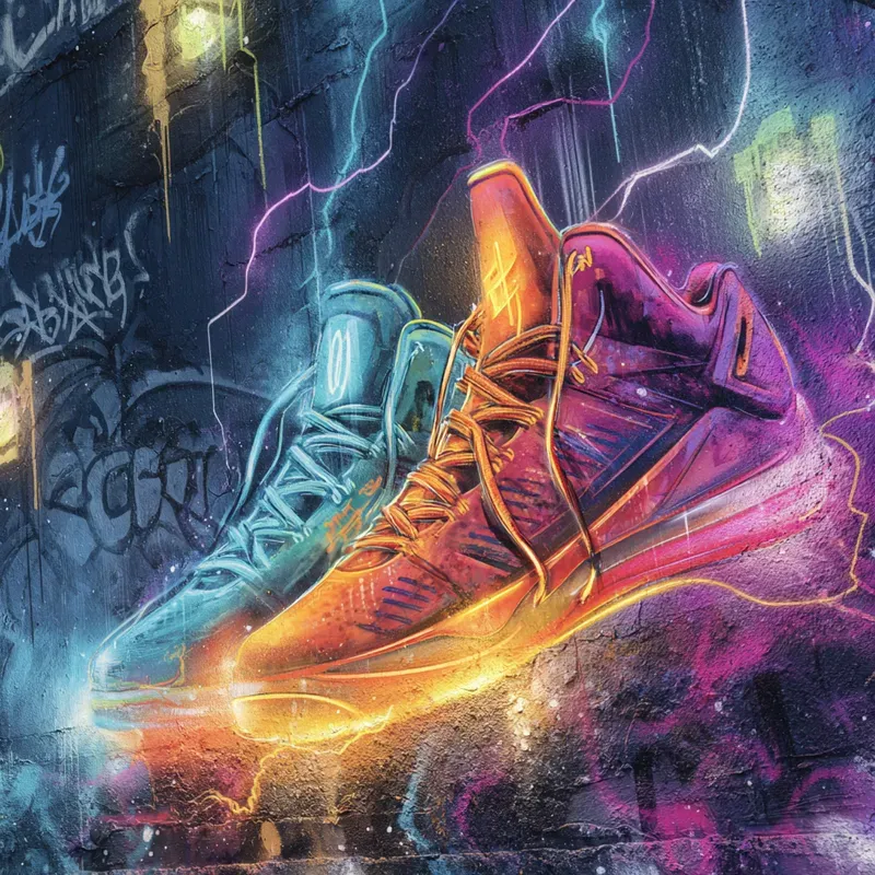 Neon Serpent Spirit Dynamic Graffitis