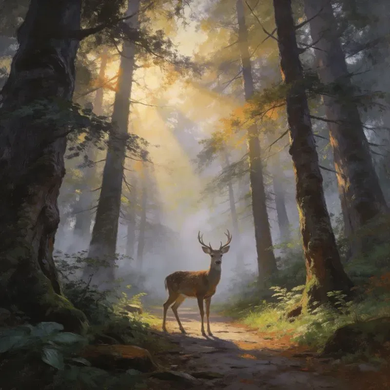 Cinematic Wildlife Matte Paintings