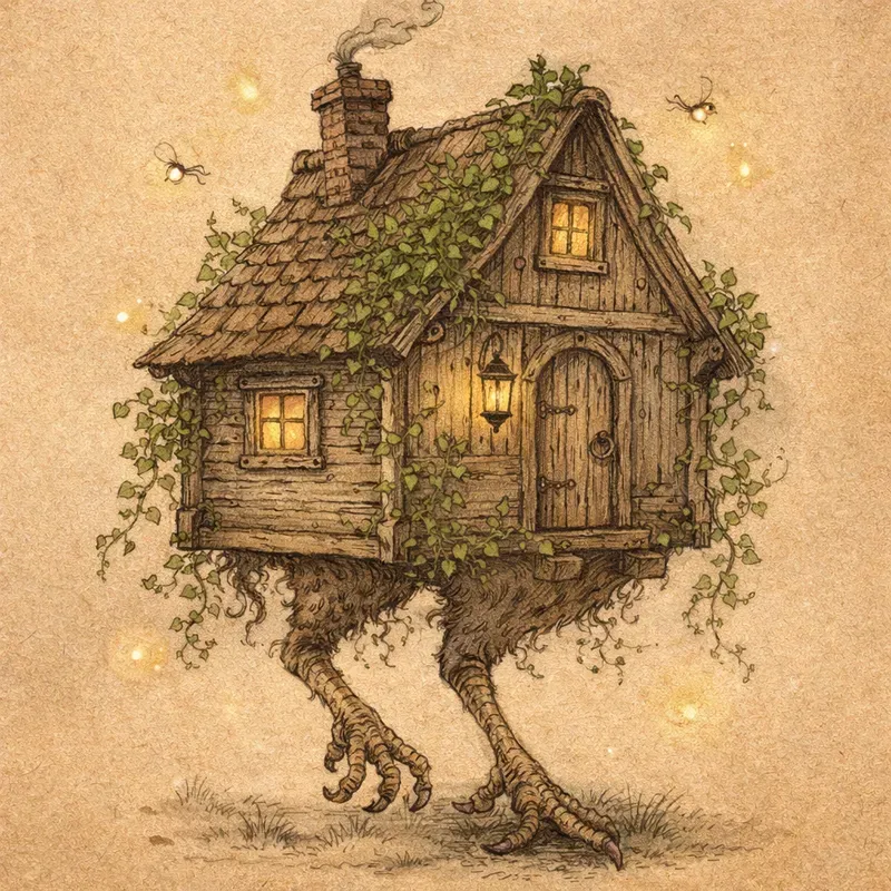 Whimsical Vintage Storybook Art