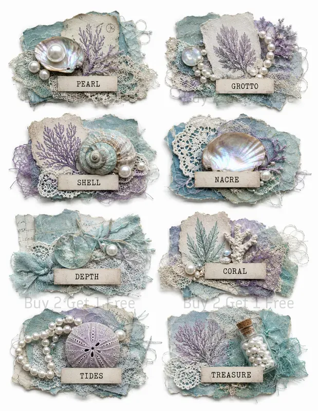 Cowgirl Junk Journal Cluster Labels