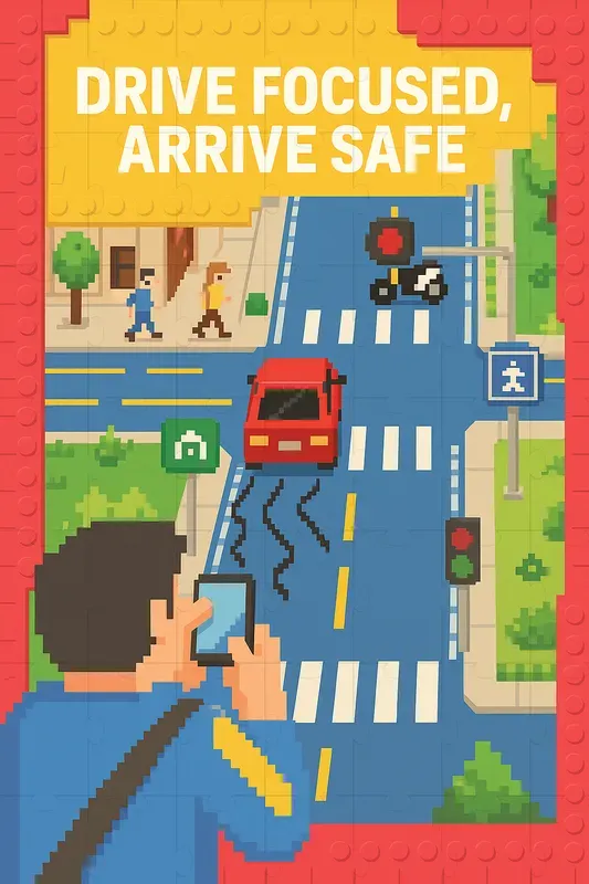Pixel Art Safety Promotion Posters