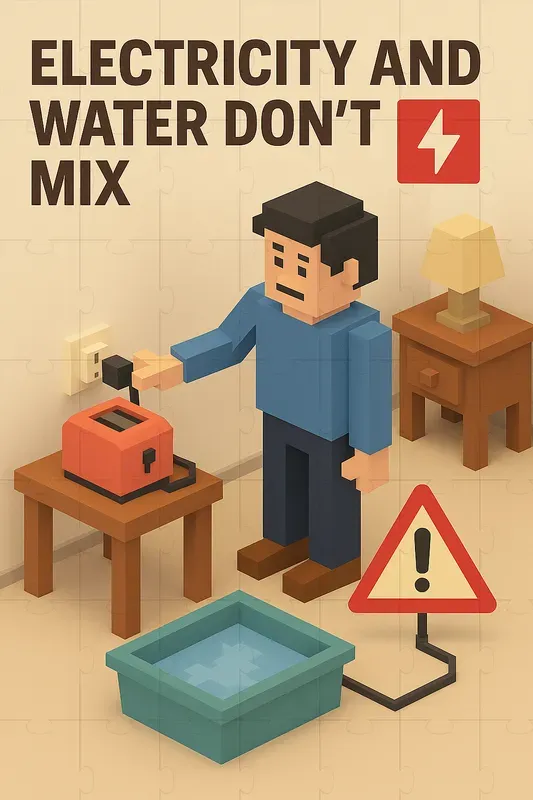 Pixel Art Safety Promotion Posters