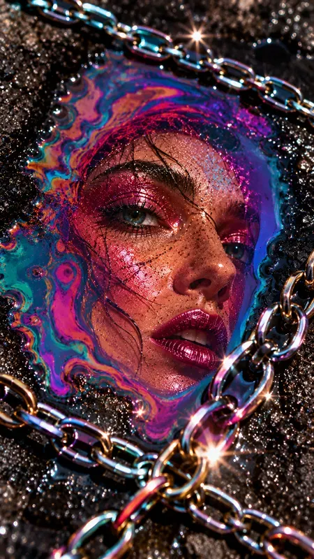 Extreme Macro Reflection Portraits