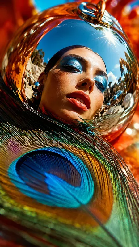Extreme Macro Reflection Portraits