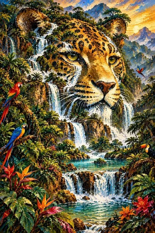 Optical Illusion Oil Paintings