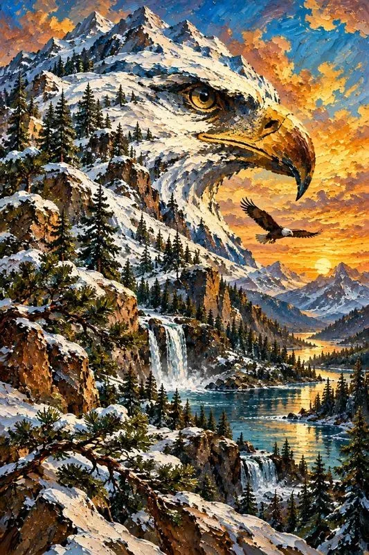 Optical Illusion Oil Paintings