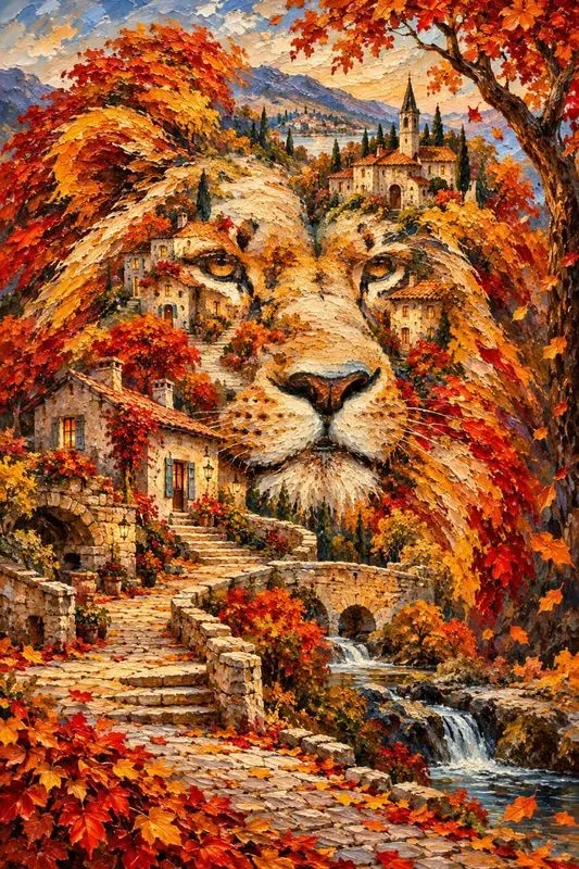 Optical Illusion Oil Paintings