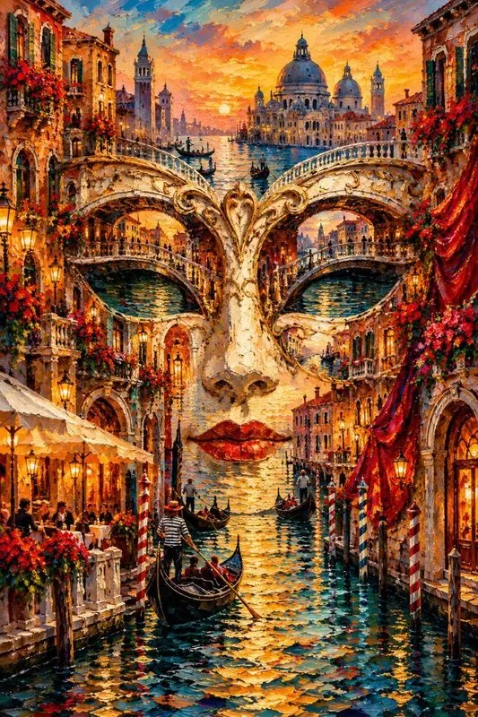 Optical Illusion Oil Paintings