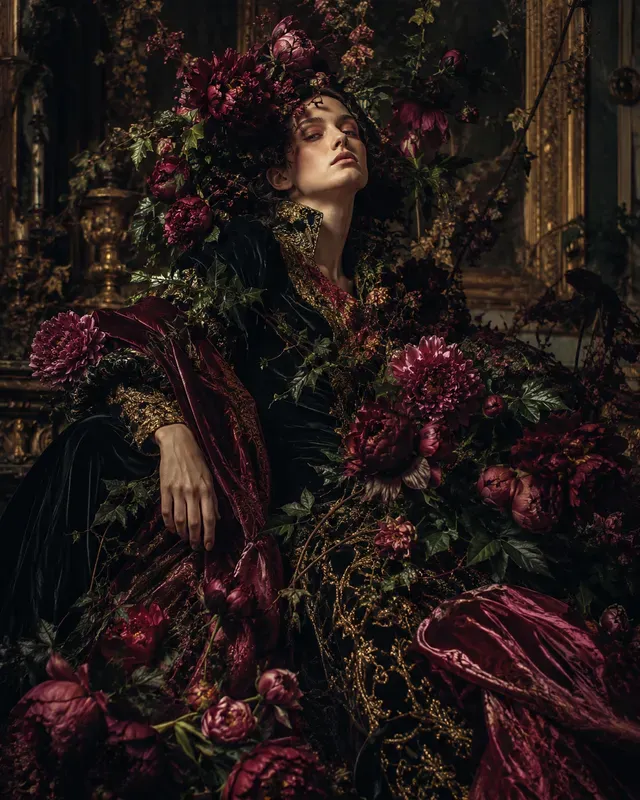 Botanical Excess Fashion Portraits