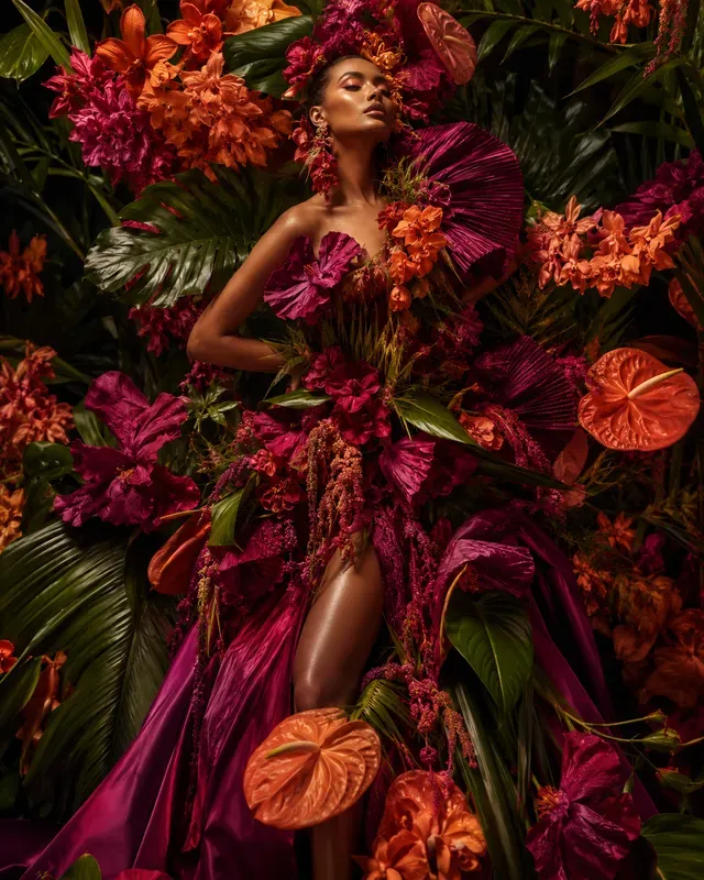 Botanical Excess Fashion Portraits