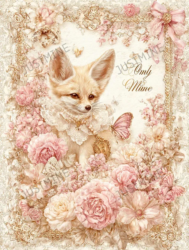 Romantic Pink Floral Greeting Cards
