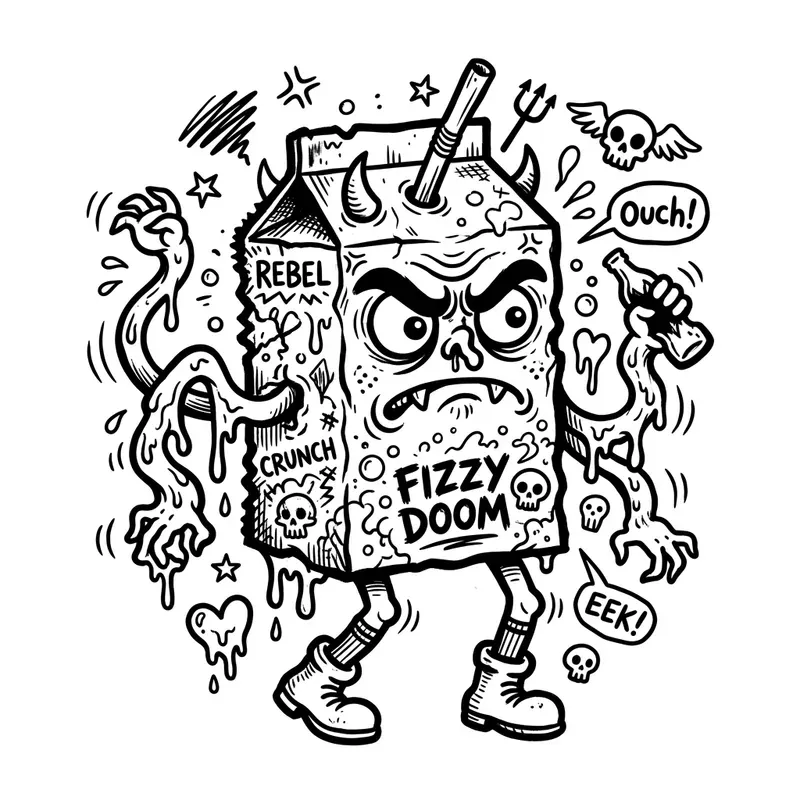 Creepy Cute Doodle Monsters