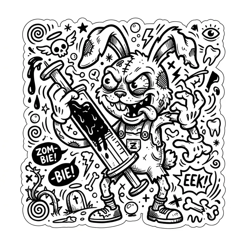 Creepy Cute Doodle Monsters