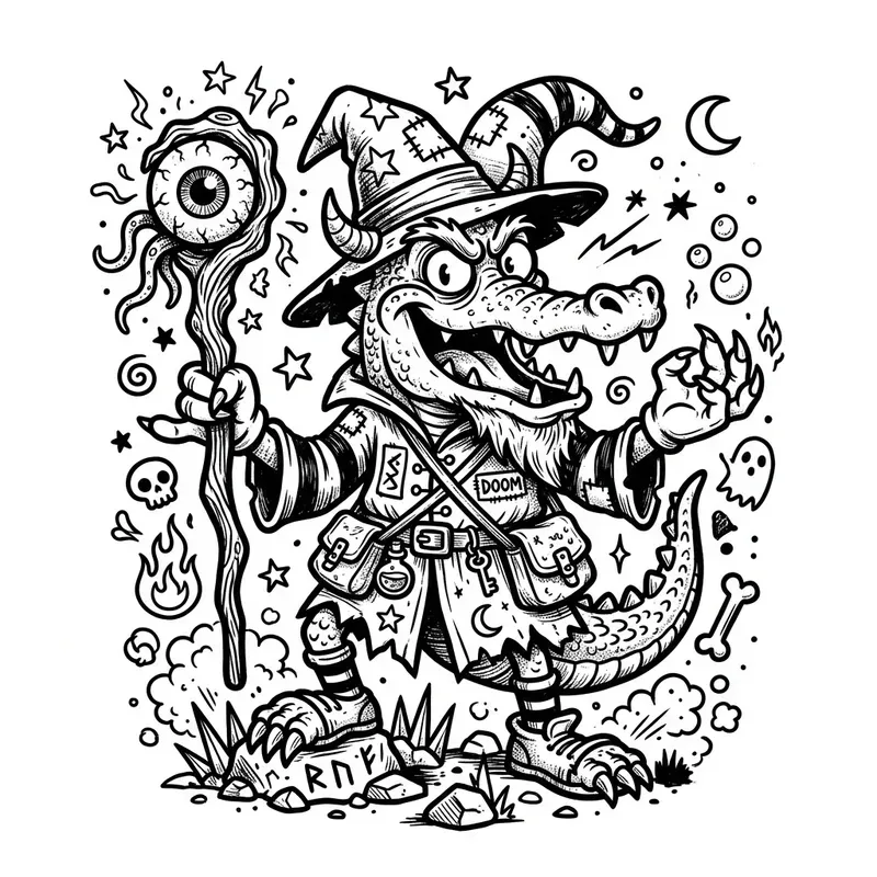 Creepy Cute Doodle Monsters