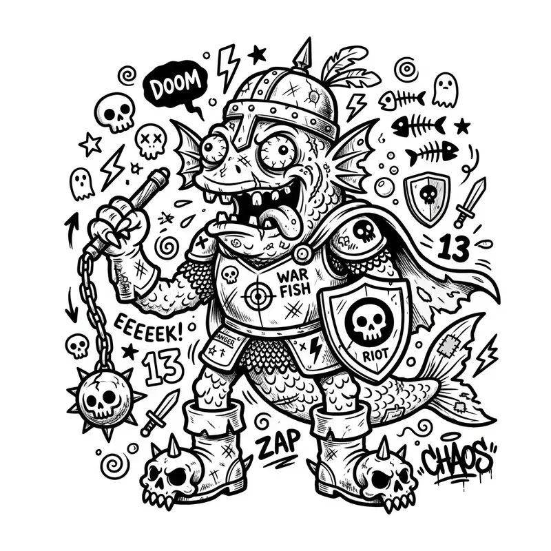 Creepy Cute Doodle Monsters