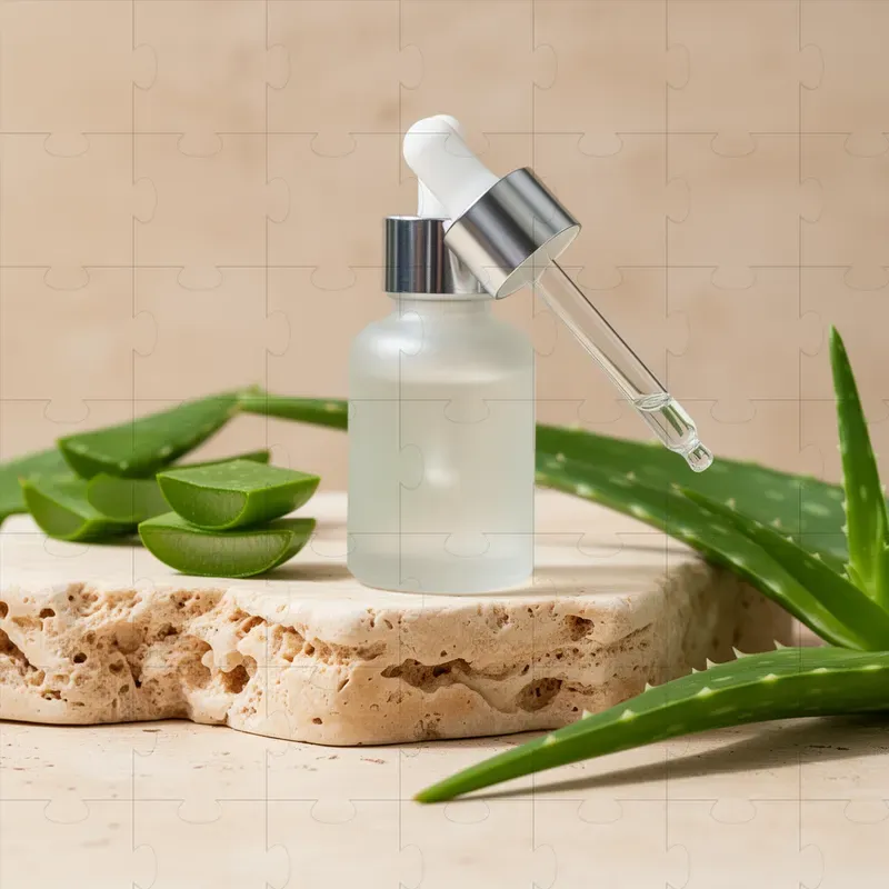 Luxury Skincare Serum Product Photography