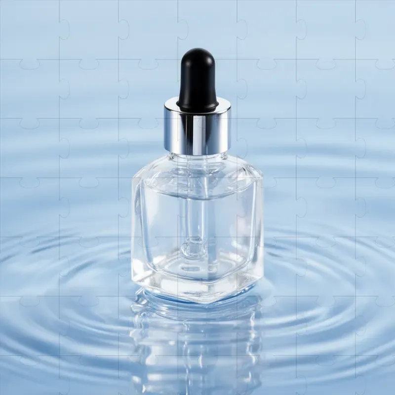 Luxury Skincare Serum Product Photography