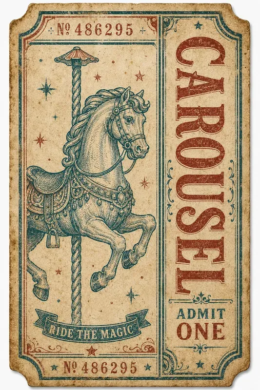 Vintage Carnival Ticket Creators