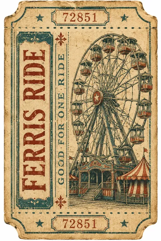 Vintage Carnival Ticket Creators