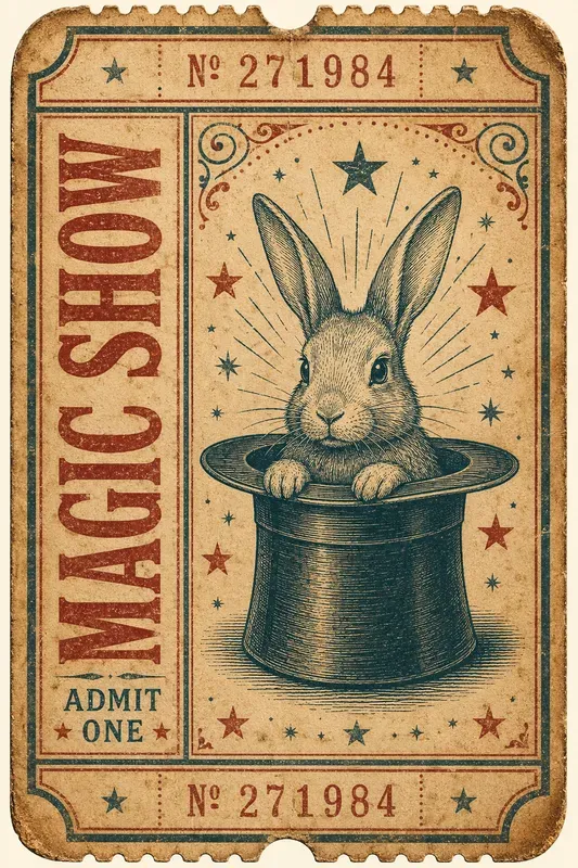 Vintage Carnival Ticket Creators