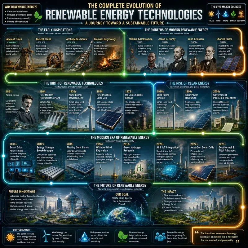 Evolution Timeline Infographics