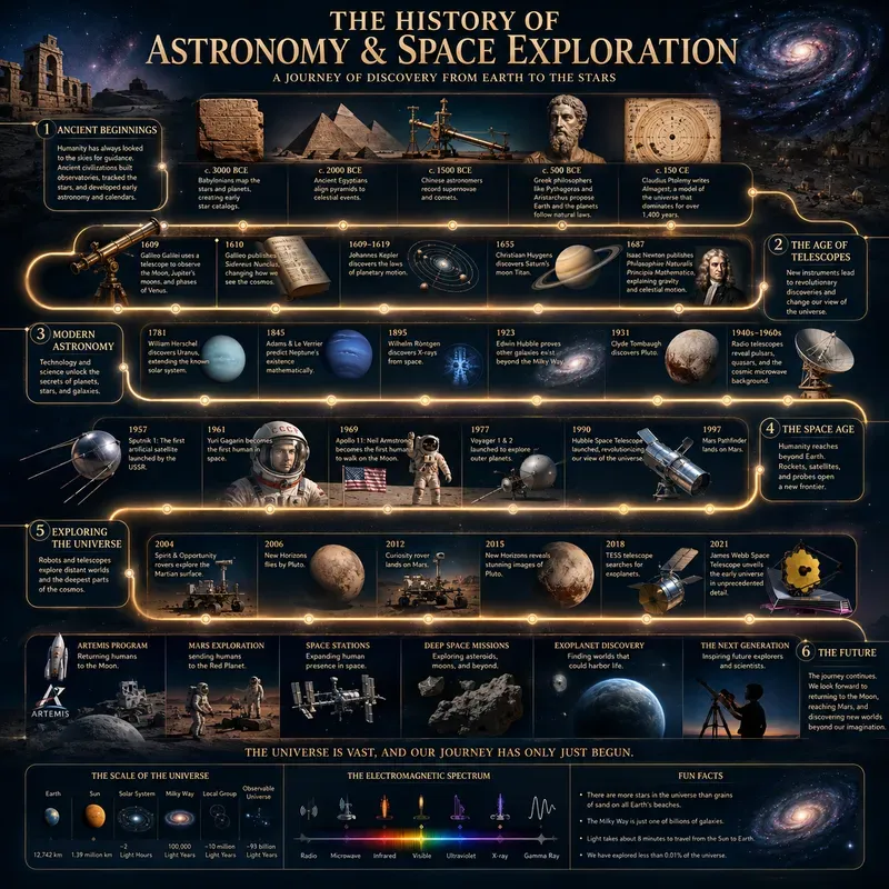 Evolution Timeline Infographics