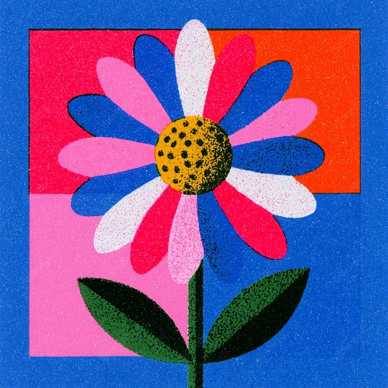 Grainy Folk Poster Graphics