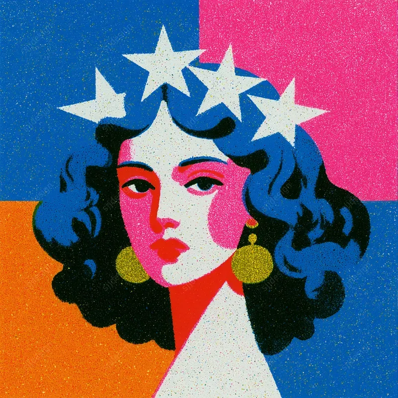 Grainy Folk Poster Graphics