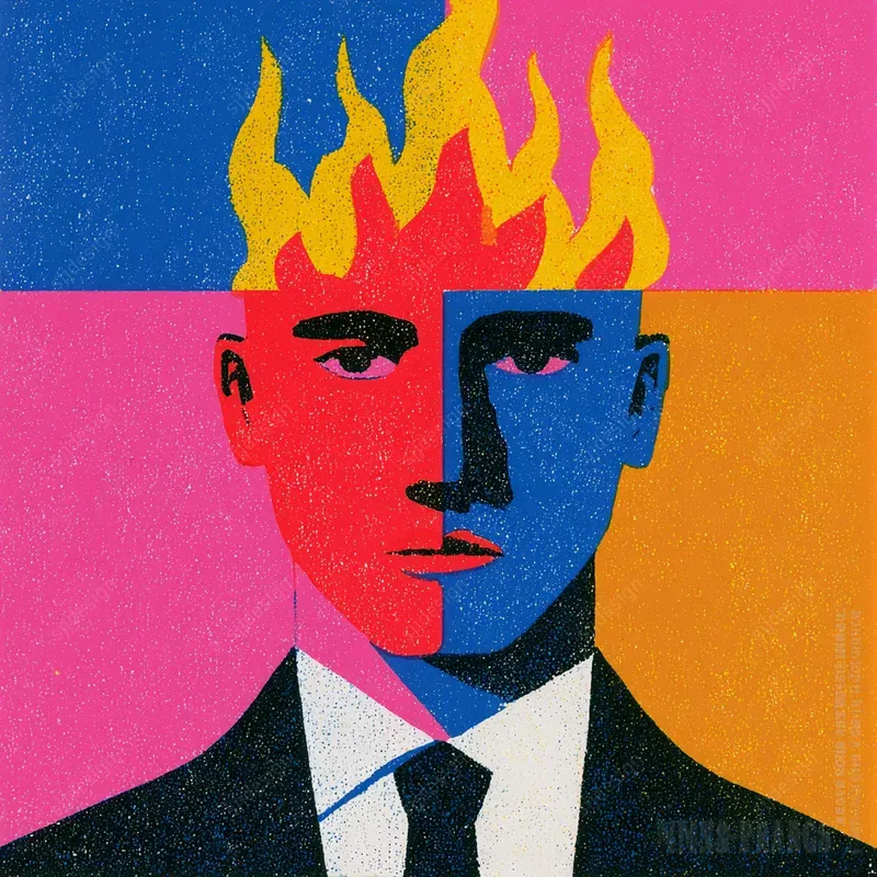 Grainy Folk Poster Graphics