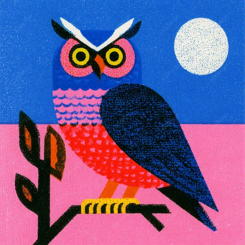 Grainy Folk Poster Graphics