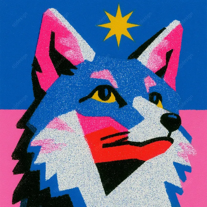 Grainy Folk Poster Graphics