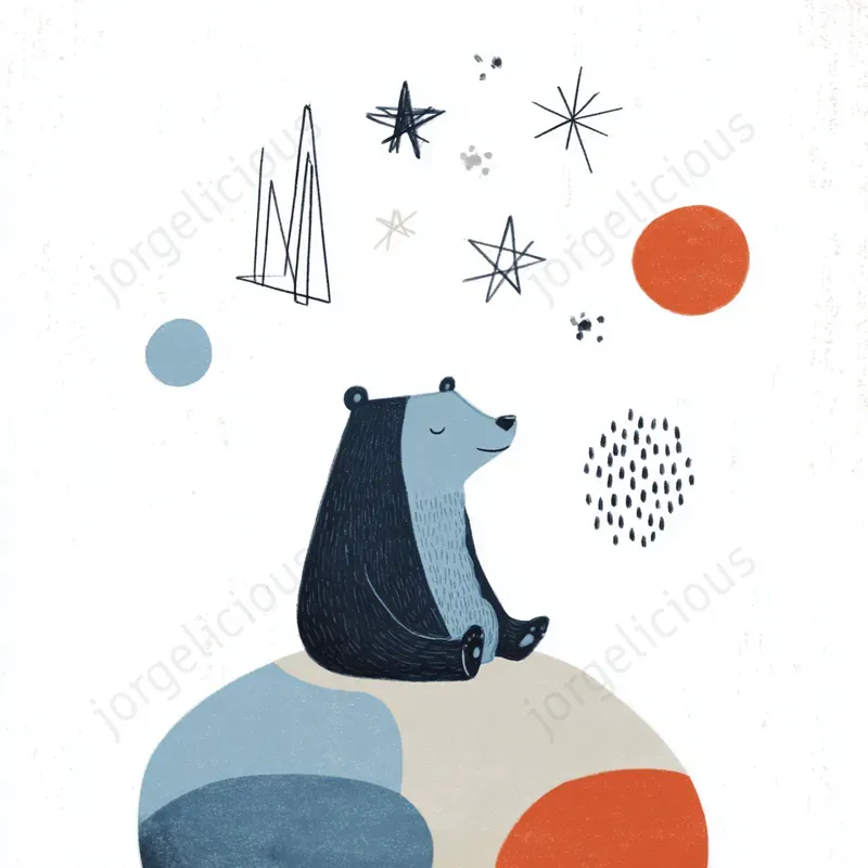 Soft Minimal Storybook Illustrations