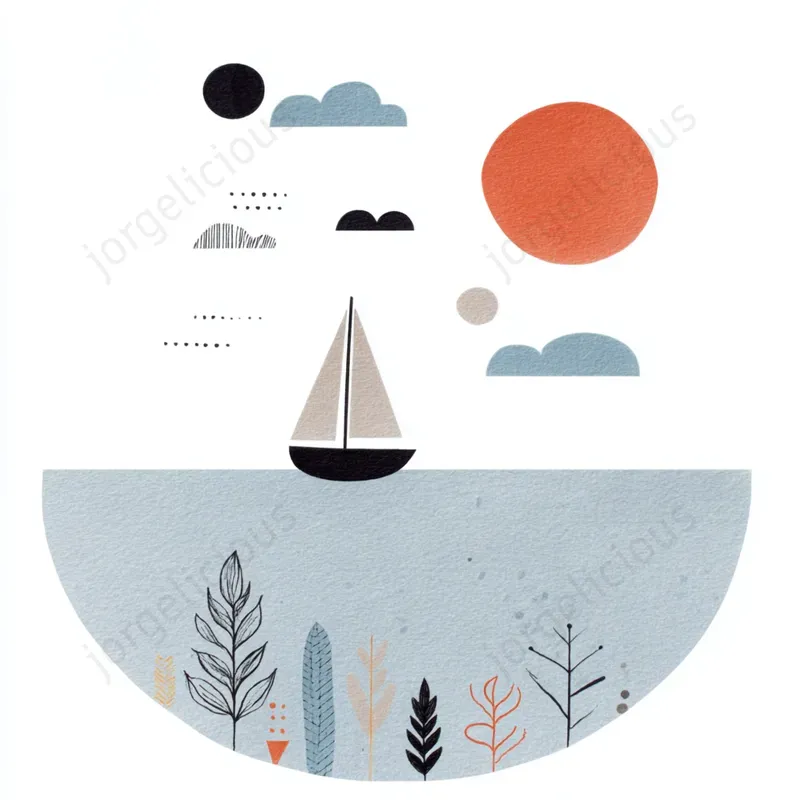 Soft Minimal Storybook Illustrations