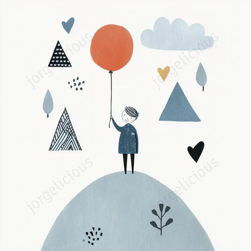 Soft Minimal Storybook Illustrations