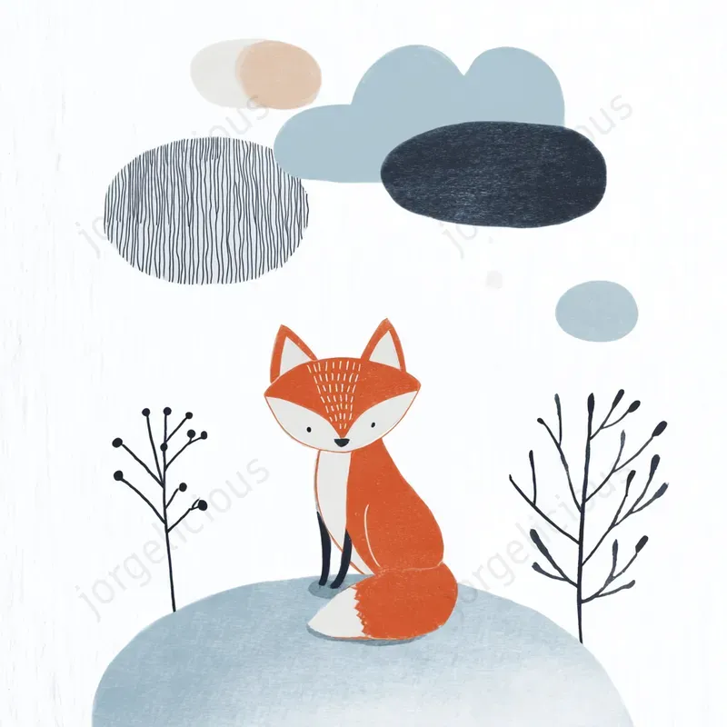 Soft Minimal Storybook Illustrations