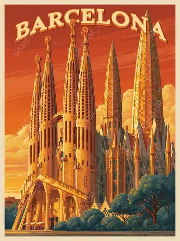 Retro 1950s Travel Posters