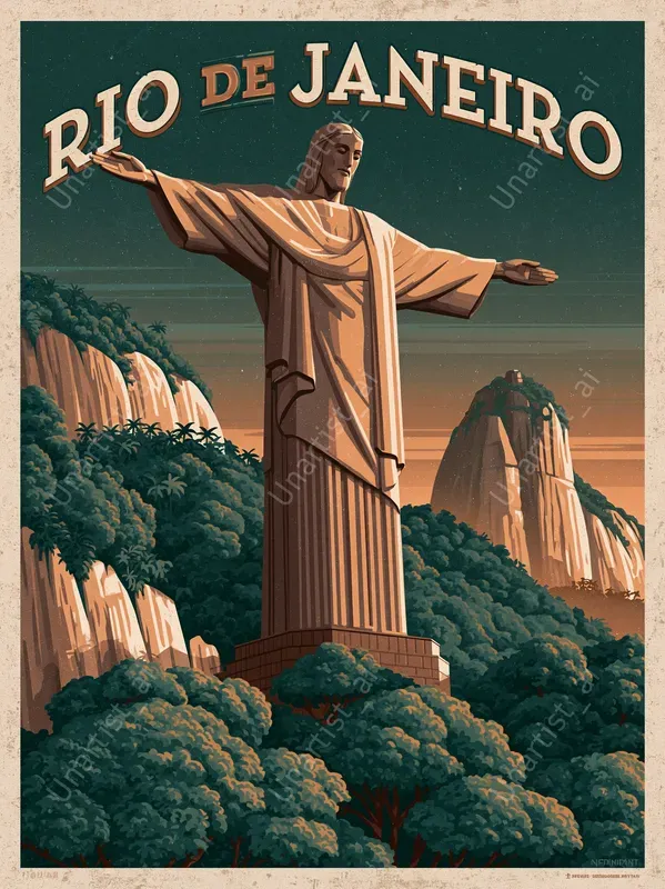Retro 1950s Travel Posters