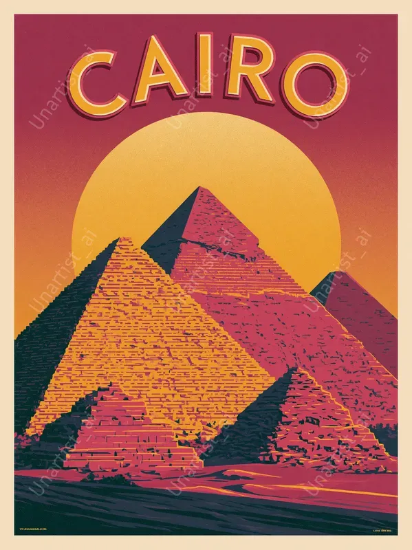 Retro 1950s Travel Posters
