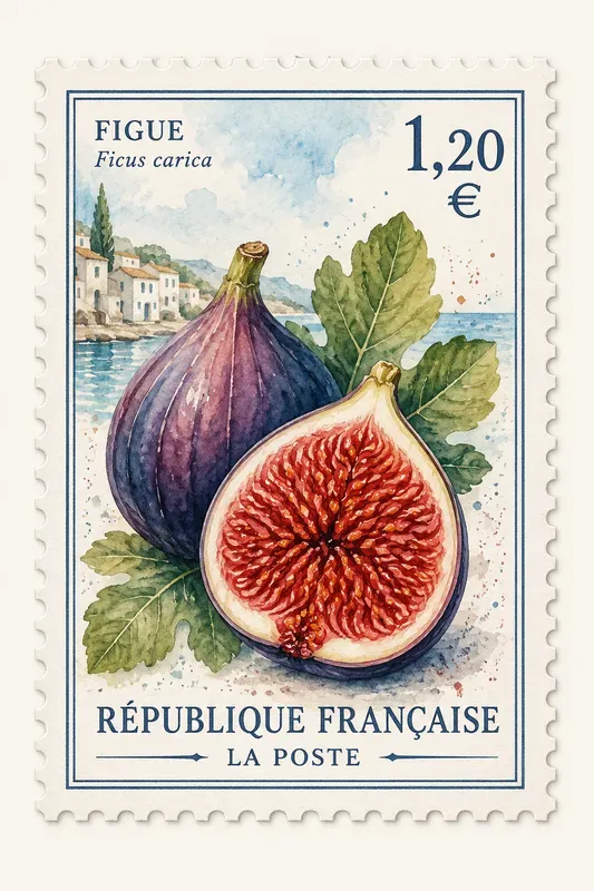 Watercolor Coastal Postage Stamps