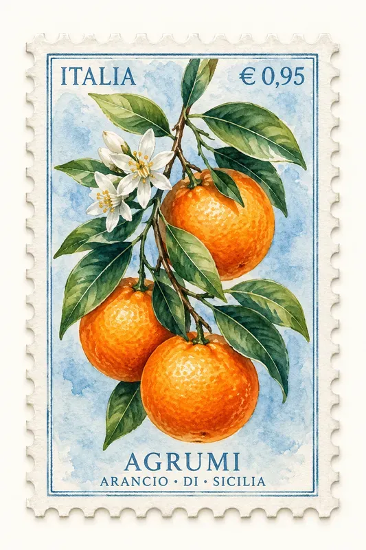 Watercolor Coastal Postage Stamps