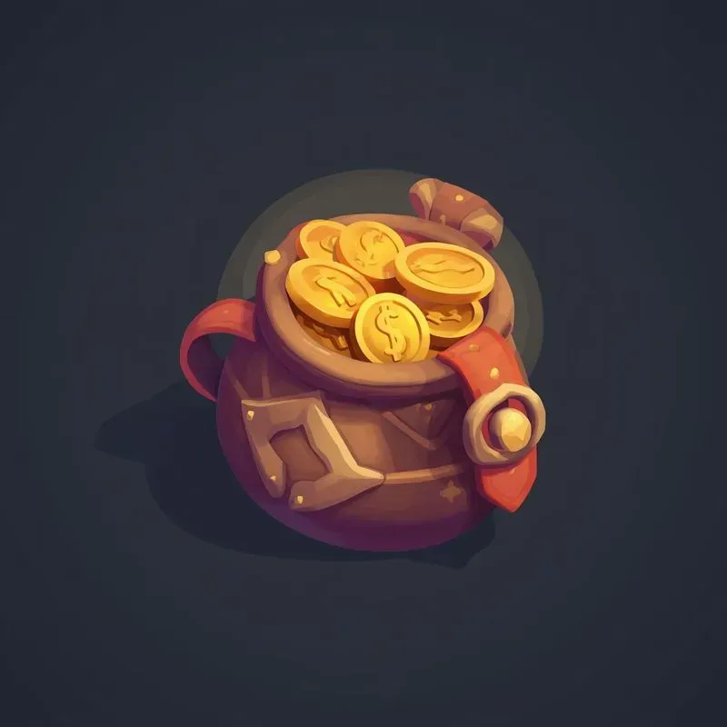 3D Fantasy Game Potion Icons
