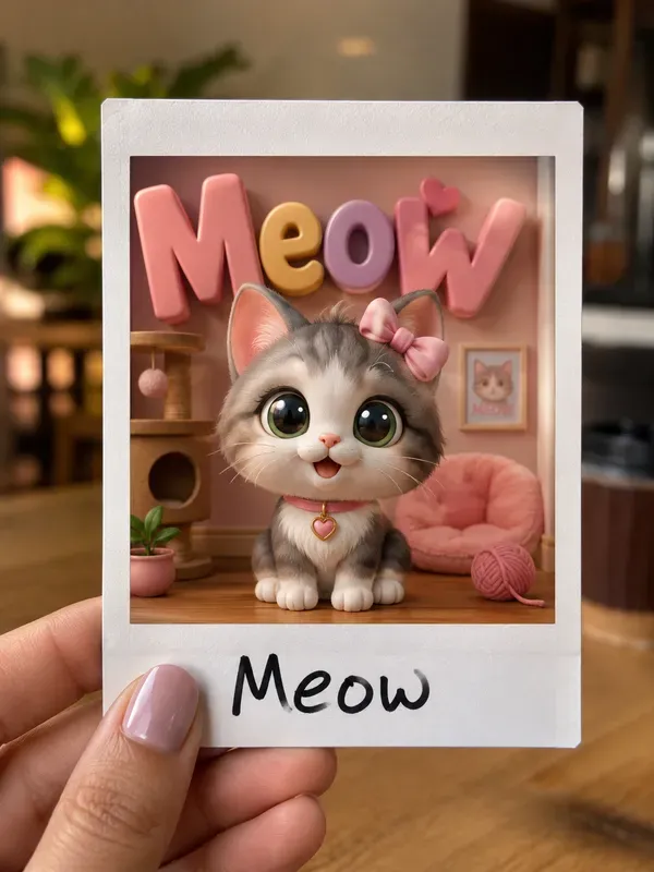 3D Instax Collectible Photo Generator