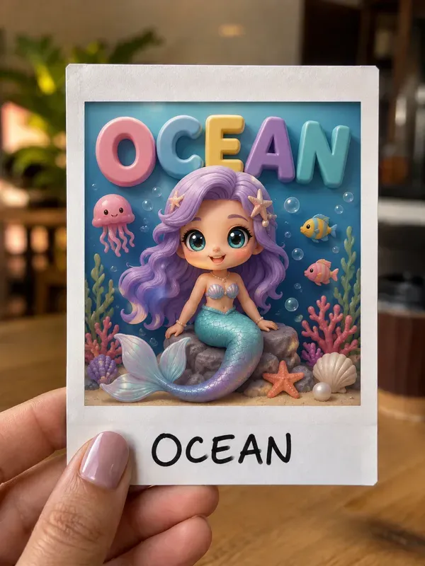 3D Instax Collectible Photo Generator